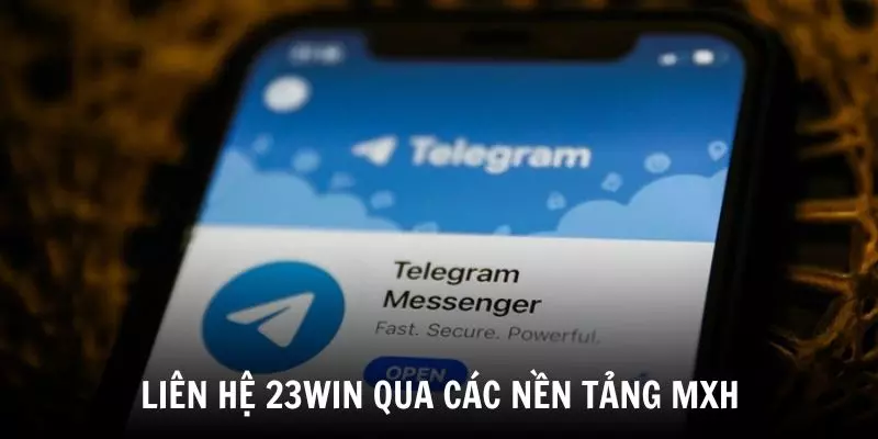 Người chơi cũng có thể liên hệ 23WIN thông qua các nền tảng mạng xã hội